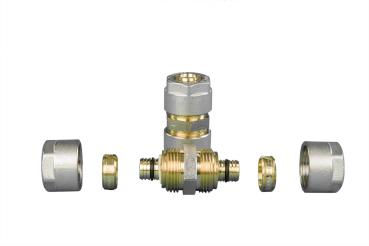 Verbindungskupplung universal für Heizrohr Ø = 14x2 mm