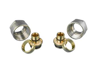 Klemmringverschraubung universal für Heizrohr Ø = 12x2 mm (2 Stück)