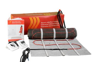 Elektro - Heizmatte inkl. Raumthermostat - 10m²
